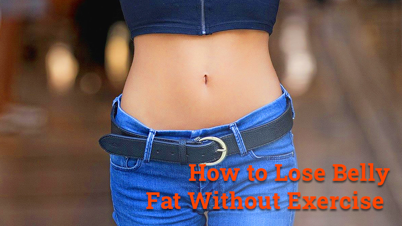 How to lose belly fat without exercise